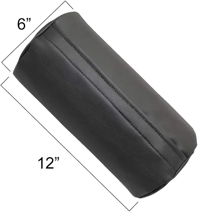 Rehabilitation Advantage Body Positioning Black Cylinder Bolster 6" X 12"