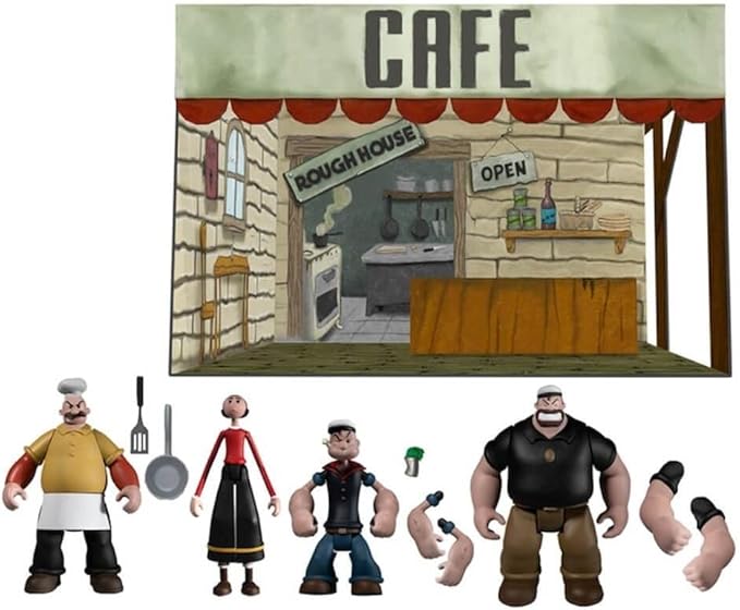 Popeye 5 Points Actionfigur Deluxe Box Set