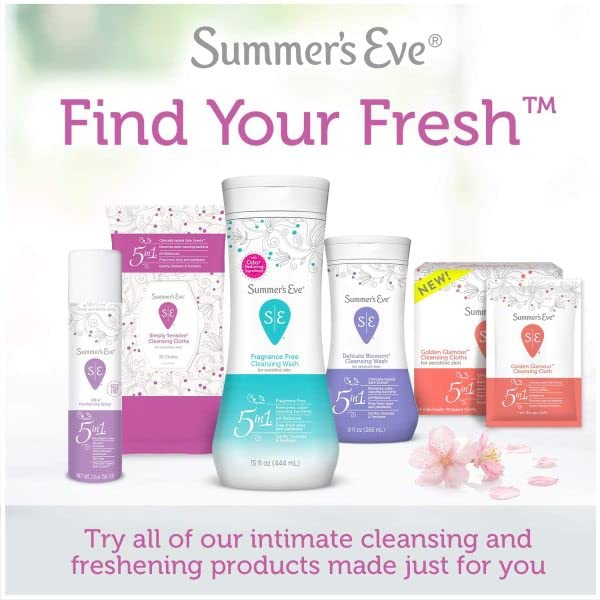 Summer's Eve Feminine Cleansing Douche for Freshness, Odor Control and Intimate Care, Island Splash Scent, pH Balanced, 4.5 Fluid Ounce (Pack of 1)