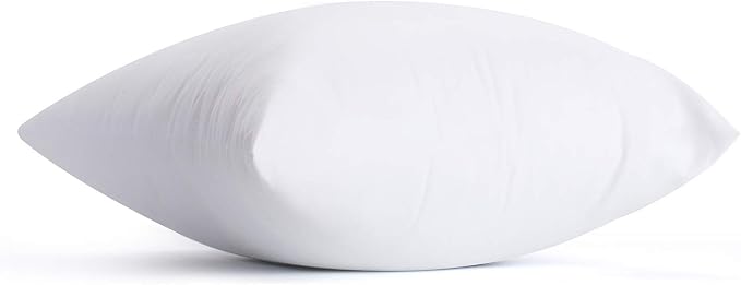 Calibrate Timing 16 x 16 inches Pillow Inserts, Set of 6 Hypoallergenic Brushed Microfiber Liner Down Alternative Filled Square Cushion Throw Pillow