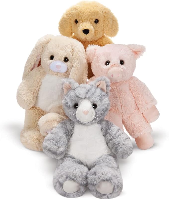 Vermont Teddy Bear Stuffed Kitten - Oh So Soft Kitty Cat Stuffed Animal, Plush Toy, Gray, 18 Inch