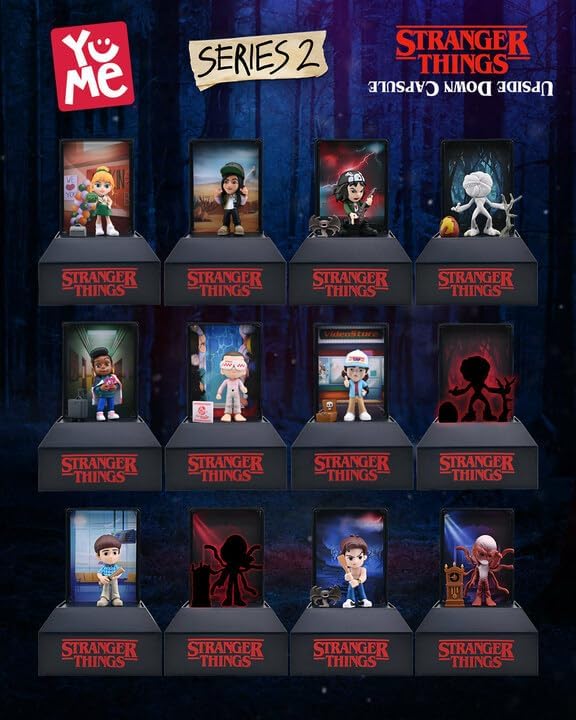 YuMe Stranger Things Action Figures Blind Box (2 Pack) - Series 2 Inspired Official Figurines, Collectible Figures Blind Box for Fans & Kids - Ideal Gift for Birthdays, Holidays & Collectors