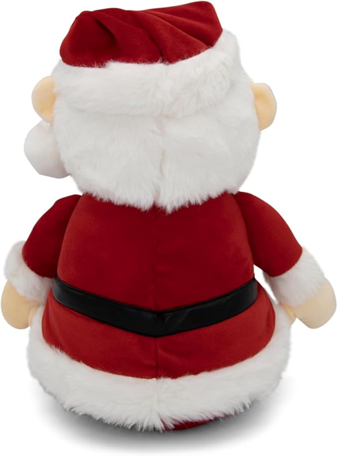 Santa Plush - Stuffed Claus for Kids Toy and Saint Nick Christmas Tree Decor - The Santas Plush Doll Toys - Cozy Holiday Plushie for Toddlers - Small - 12 Inch