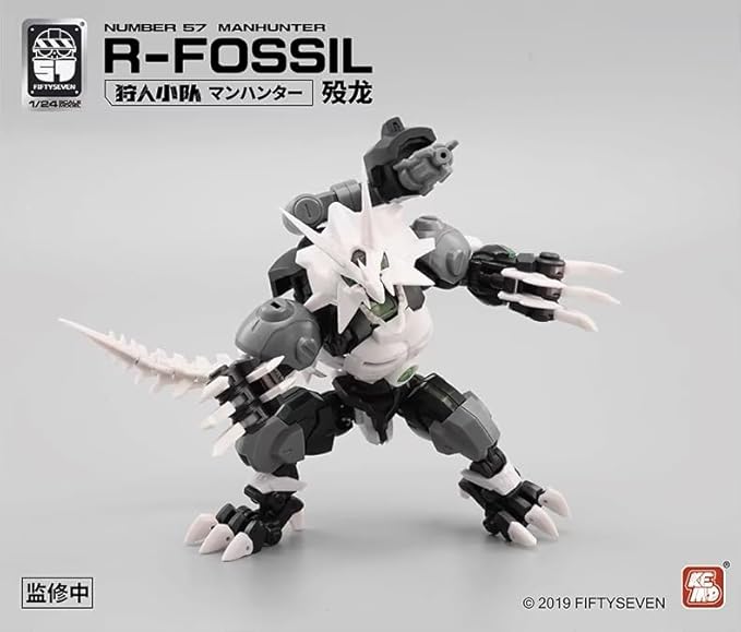 MORISE Hobby FIFTYSEVEN No.57 1/24 Action Figures - Manhunter R-FOSSlL - Model Kit,Highly Posable Collectible Model Ages 15+