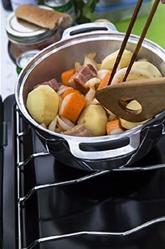 HAL Musui 600032 KING Anhydrous Pot (R) 18 Double Handed Pot, 7.1 inches (18 cm), Waterless Cooking, 8 in 1 Pot, Made in Japan
