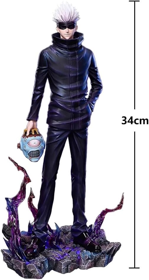 JJK Anime Figures Gojsa Figure Statues Interchangeable Heads and Arms Hidden Inventory Anime Action Figurine 34CM