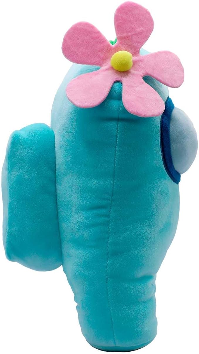 Among Us Mega 12″ Plush Aqua (Flower) – Officially Licensed Oversized Kids & Collector Plush Toy