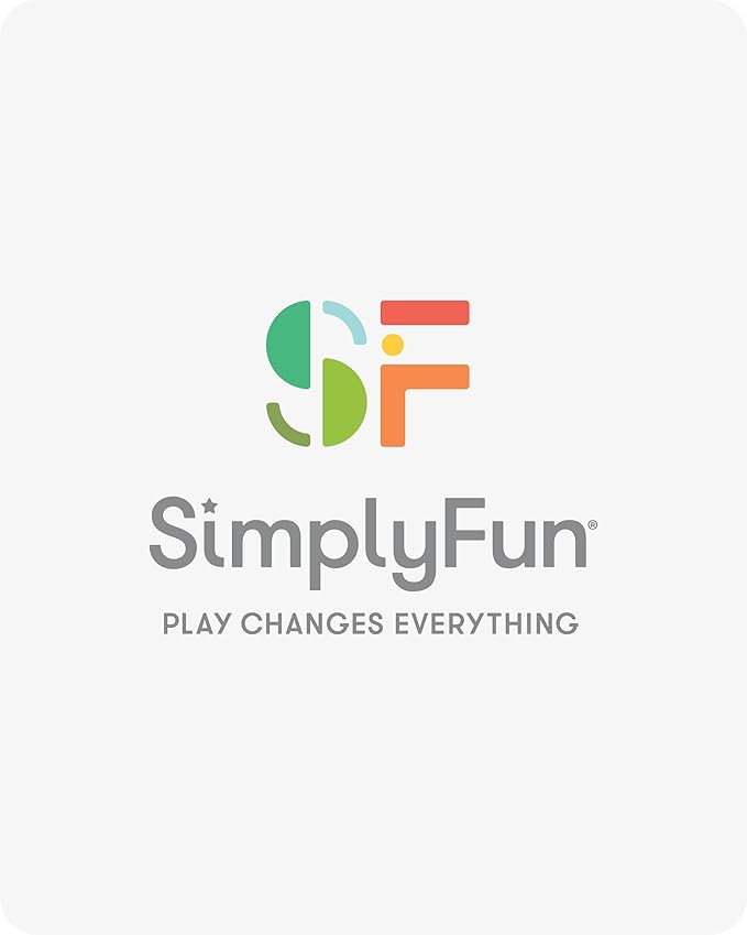 SimplyFun Rooby’s ABC’s - Pre-K Alphabet Game - Letter Recognition Game for Kids - Learn Both Uppercase and Lowercase Letters - 1 to 4 Players, Ages 3 & Up