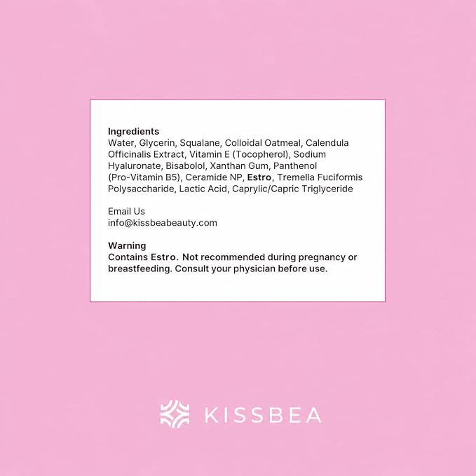 Estriol Cream for Women: Daily Intimate Moisturizing Care for Menopause & Perimenopause, Supports Moisture, Elasticity & Skin Barrier Balance, Gentle Formula, 1.06 Oz