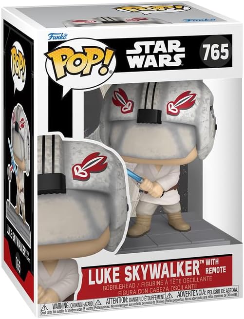 POP! Star Wars: Luke Skywalker with Remote #765 Bundled with Compatible Box Protector Case