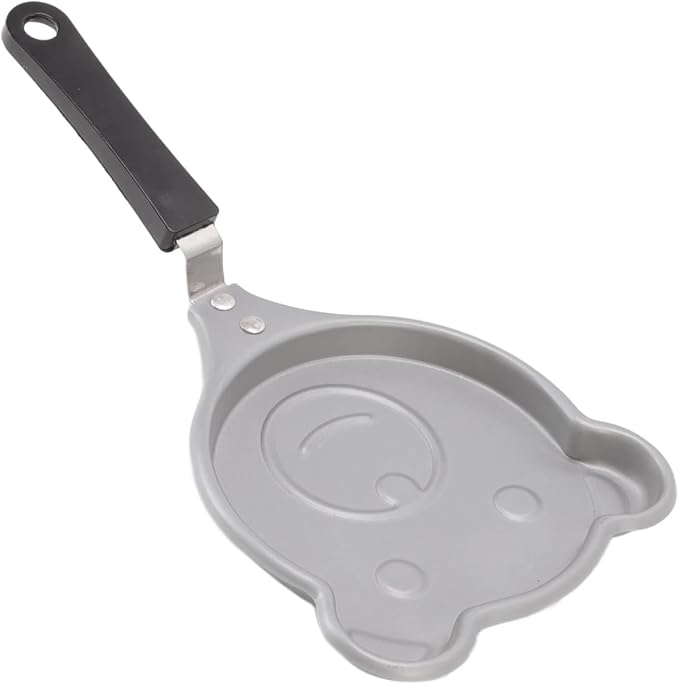TOPINCN Mini Egg Pan, Nonstick Egg Frying Pan Omelet Pan Innovative Korean Breakfast Pot DIY Mini Breakfast Pan Small Egg Pancake (Bear)