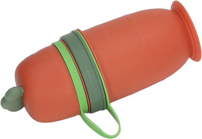 Garosa Toddler Training Cup with Handle, Portable Foldable Potty for Kids Travel Toilet Car Camping Emergency Use, Red