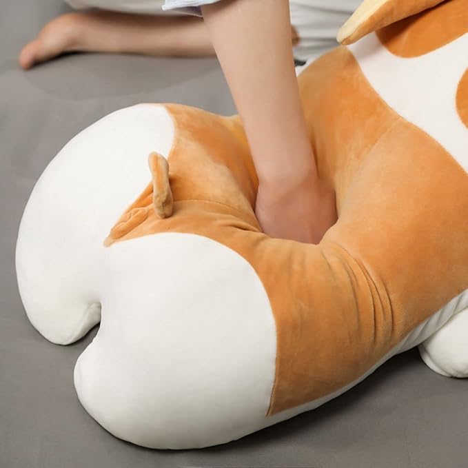 Plush Corgi Dog Shiba Inu Dog Plush Pillow Stuffed Animal Kids Plush Toy Pillow (Shiba Inu, 60cm/23.6in)