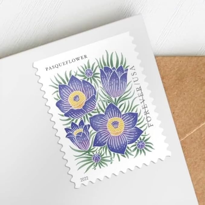 Mountain Flora Flower US First Class Forever Postage Stamps Celebrate Beauty Wedding (1 Strip of 100)