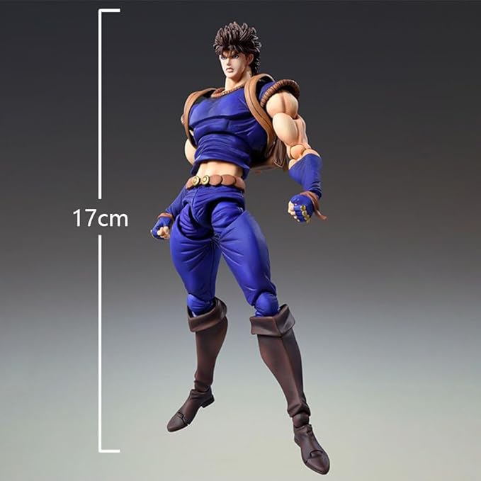 2pcs JJBA Brando and Jonathan Joestar Figure Movable Joints Statue 6.69" Anime JJBA Action Figure Models Desktop Decoration Collectibles Gift
