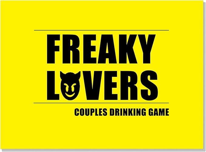 Couple Drinking Game for Date Night to Test Your Freak, Fun Couple Game for Romantic Anniversary & Valentines Birthdays Gift (Freaky Lovers)