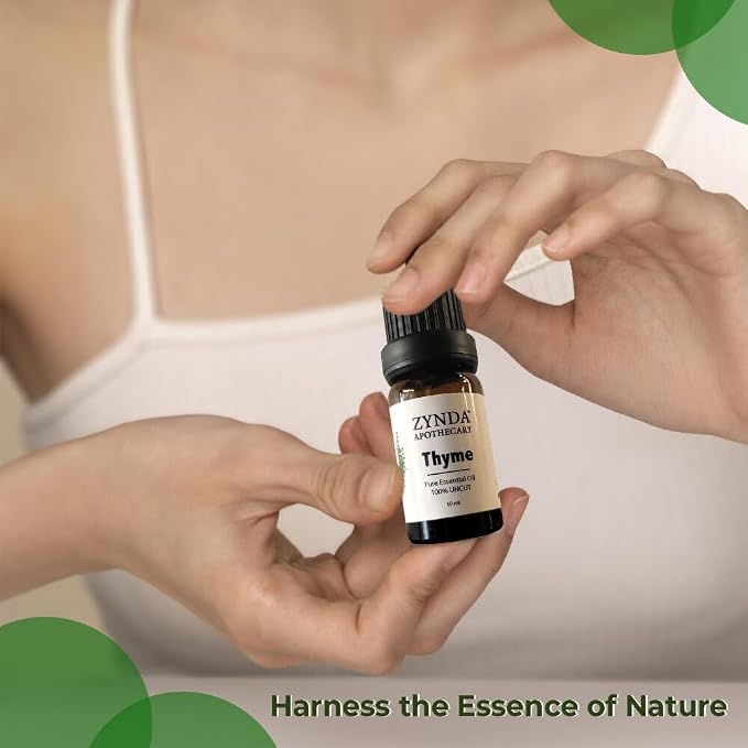 Thyme Essential Oil Pure and Natural, 100% Uncut Pure Essential Oil - 10ml