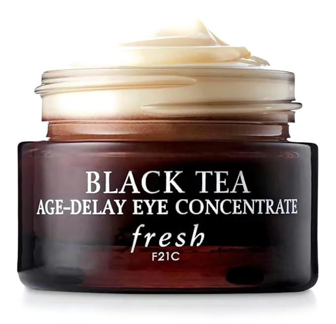 Fresh Black Tea Age-Delay Eye Cream 15mL (Full Size) and Firming Overnight (Mini Size)