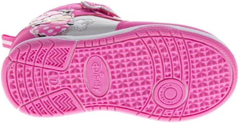 Josmo Girls High Top Sneakers Minnie Mouse Frozen Elsa Anna Paw Patrol Skye Lilo & Stitch Moana Character Shoes for Girls Size Toddler to Little Kid