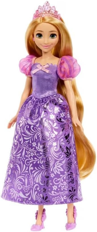 Mattel Disney Princess Style Stories Rapunzel Fashion Doll with Removable Gown, Tiara and Earrings, Inspired by Disney's Tangled