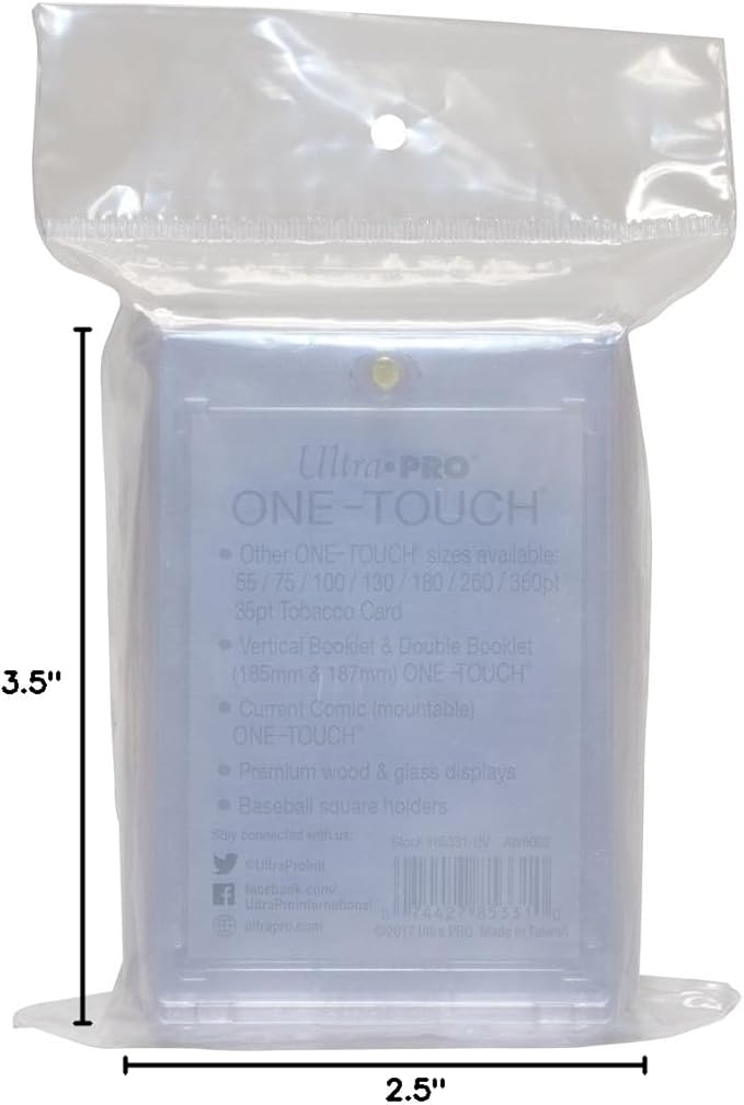 Ultra PRO 35-Point ONE-Touch Magnetic Trading Card Holder (Pack of 5)