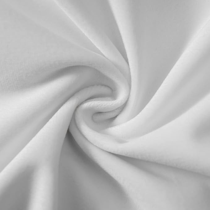 White 26x26 Throw Pillow Covers Decorative Velvet Couch Covers Set of 2 | JUSPURBET Cozy Soft Pillowcases with Invisible Zipper for Modern Couch Sofa Bed Living Room Bedroom Home Decor