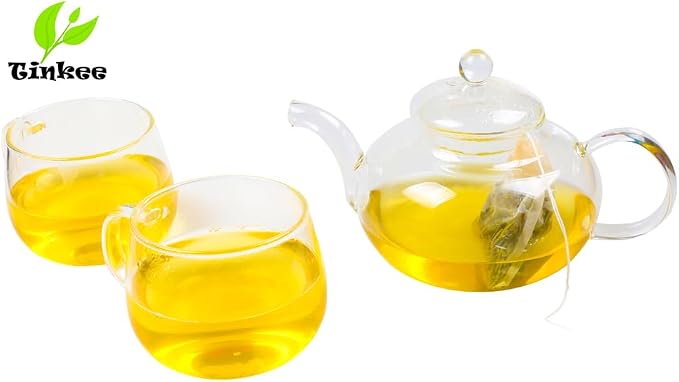 Tea Filter bags, safe and natural material, disposable tea infuser, empty tea bag with drawstring for loose leaf tea, set of 100(3.15 x 3.94 inch ) (Initial)