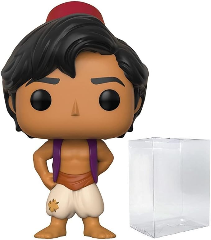 POP Disney Aladdin: Aladdin Funko Vinyl Figure (Bundled with Compatible Box Protector Case), Multicolor, 3.75 inches