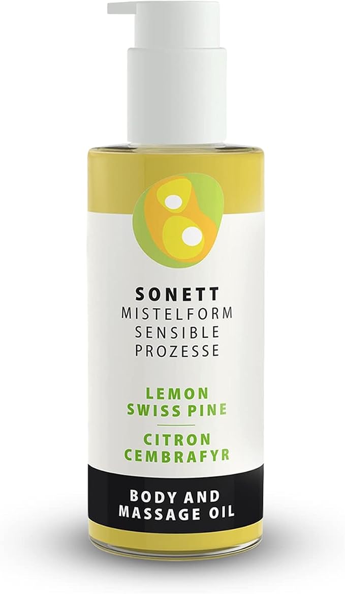 Sonett Body and Massage Oil Lemon-Swiss Pine 4.9 fl.oz