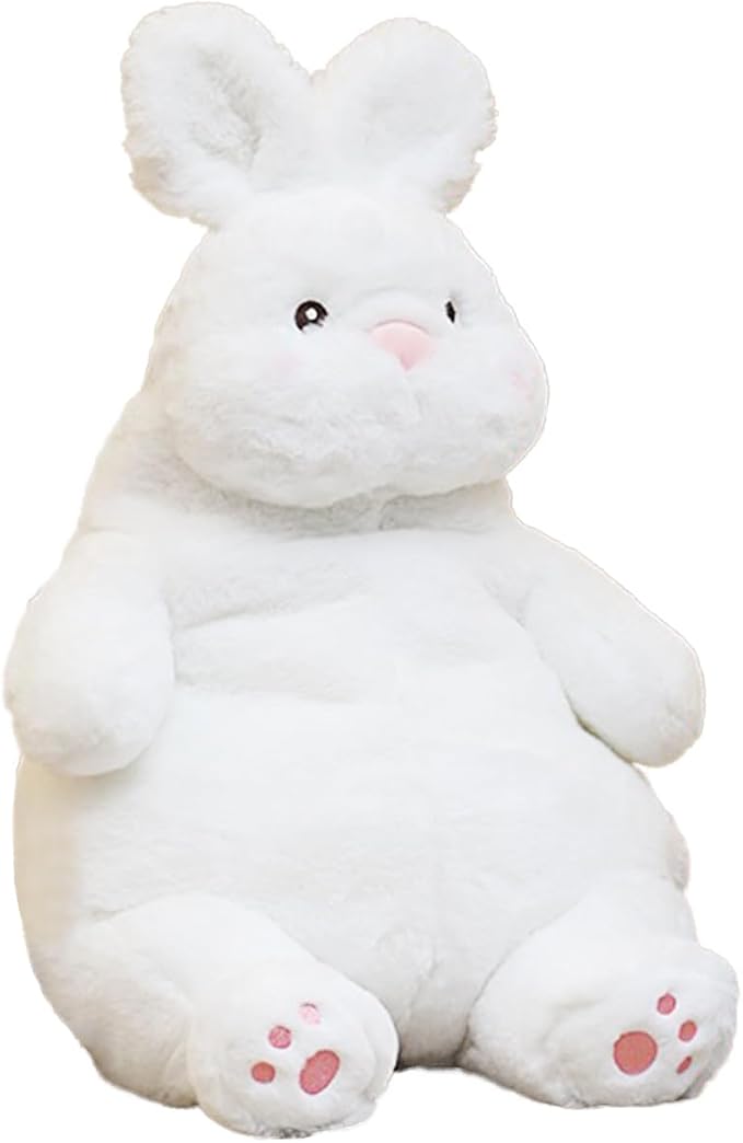 ARELUX Giant 22in Big Rabbit Plush Large Stuffed Animal Hugging Pillow: Soft Jumbo Sleeping Body Warm Fluffy Pillow Adorable Chubby Plushie Toy Gifts for Boys Girls