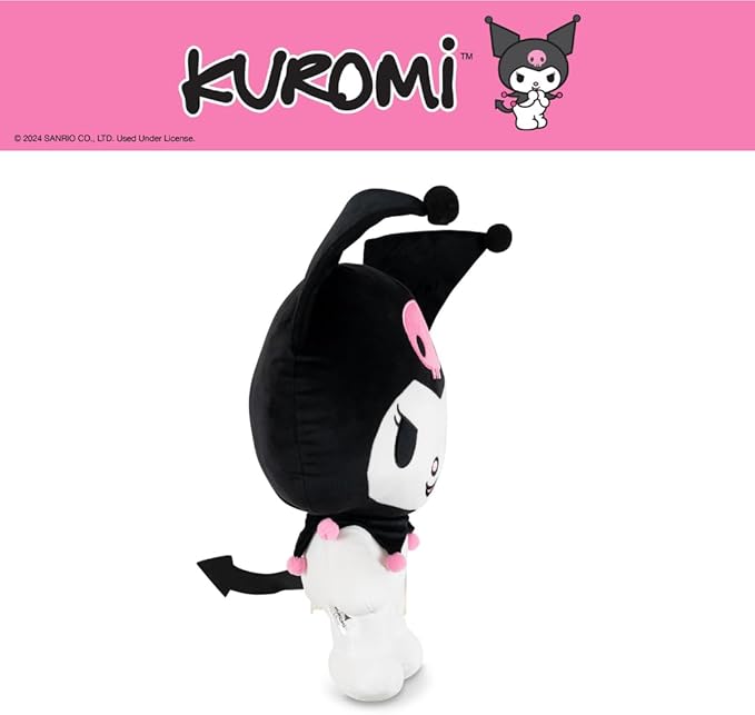 Collectibles Kuromi Bedding Super Soft Cozy Decorative Cuddle Pillow, (Officially Licensed Product) By Franco