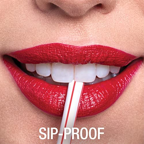 Maybelline Super Stay 24, 2-Step Liquid Lipstick Makeup, Long Lasting Highly Pigmented Color with Moisturizing Balm, Keep It Red, Red, 1 Count