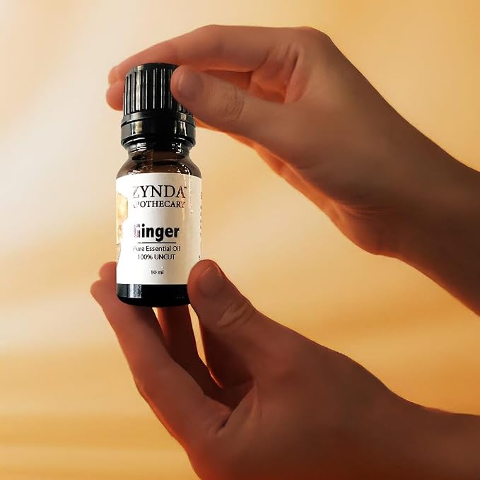 Ginger Essential Oil Pure and Natural, 100% Uncut Pure Essential Oil - 10ml