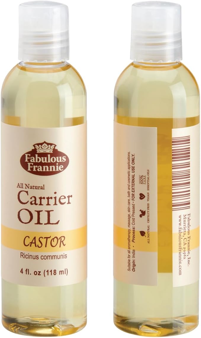Fabulous Frannie Castor Carrier Oil Base Oil 4 Ounce (Pack of 1)