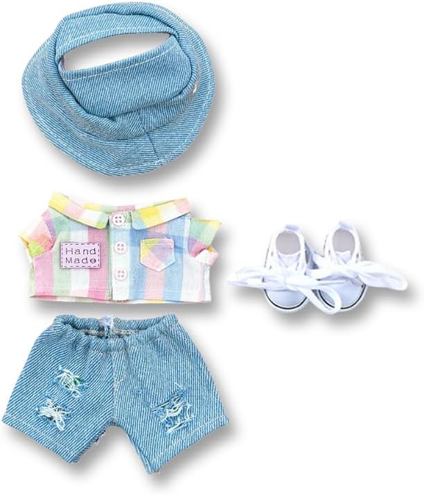 17cm Dolls Clothes - 6.7 Inches Cute Clothes Outfit & Accessories,17CM Doll of The House Accessories Outfits (Style-b (No Doll))
