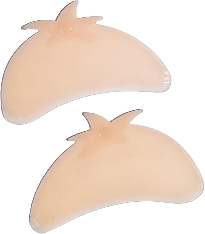 Libeauty Flat Lash Lift Shields, Ultra-Thin Korean Silicone Softening Pads for No.1 Perm Step Only, Reusable & Self-Adhesive Eyelash Lift Pads Exclusive for Lash Artist Eye Patch 1Pair (Orange)