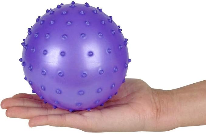 Rhode Island Novelty 7 Inch Knobby Balls Assorted Colors, 5 Pack