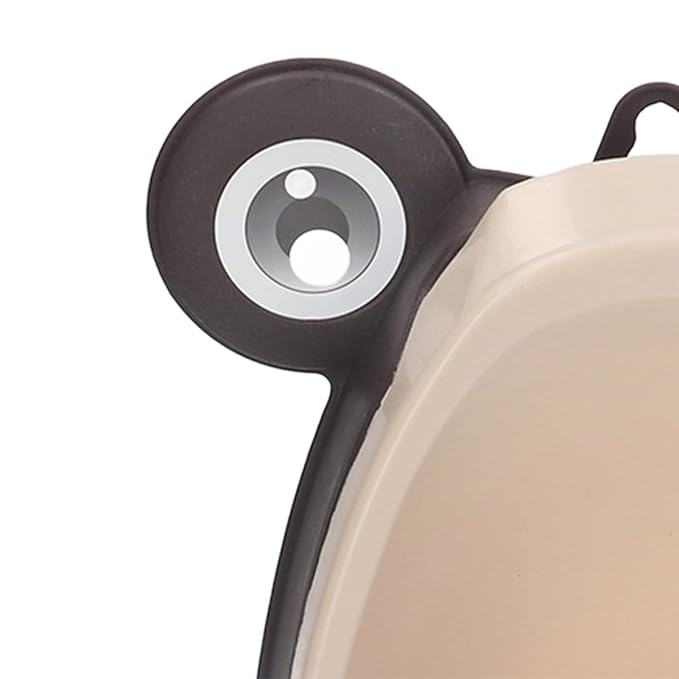 Frog Potty Training Urinal, Cute Frog Shape Cute Toddler Urinal Potty Training Urinal for Boys with Funny Aiming Target (Coffee)