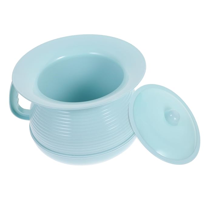 Hemoton Plastic Boys and Girls Urinal Travel Essential for Toddlers Portable Potty Urine Bucket Urine Pot Spittoon Lid Easy Clean Camping Gear