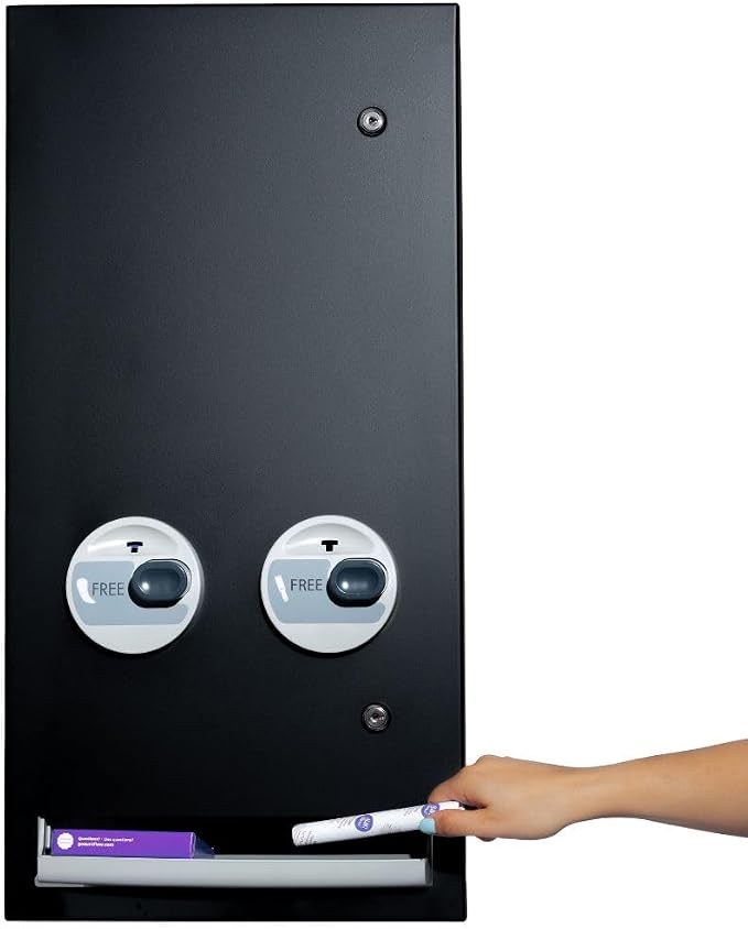 Aunt Flow Universal Tampons for Vending Dispensers (Case of 500), Regular Absorbency, Plastic-Free, Unscented