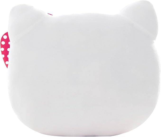 Northwest Hello Kitty Polka Dot Pretty Small Cloud Pillow 12 Inch – Kawaii Plush Stuffed Toy for Kids, Adults, Bedroom & Playroom Decor, Great Gift Idea