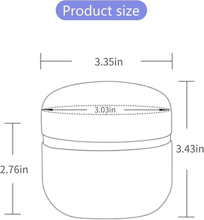 Topwon Powder Case with Powder Puff for Body Powder Container Dusting Powder Case for Baby&Mom (Flower)