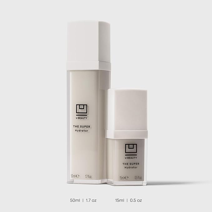 U Beauty The SUPER Hydrator Hyaluronic Acid Moisturizing Cream - Mega-Dose Skin Hydrator with Peptides and Grapeseed Oil for Supple, Smooth, and Softer-Looking Skin For Up To 48 Hours - 1.7 fl oz