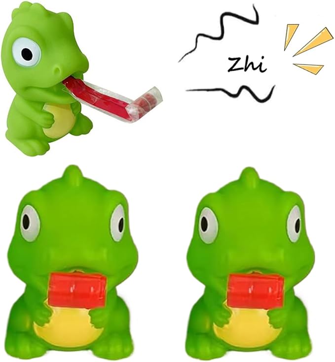 LBKKC Small Dinosaur Toy Tongue Sticking Out, Creative Party Favor, Novelty Relief Squeeze Toys Funny Gags Gifts for Kids Adults,Sensory Toys,2 Pack
