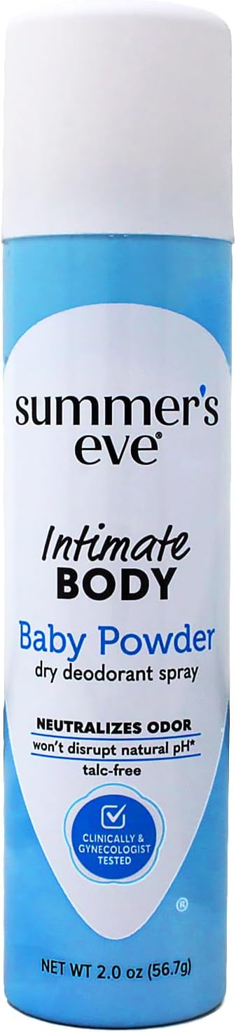 Special Pack of 5 SUMMERS EVE SPRAY BABY POWDER 2 oz X 5 Personal Healthcare / Health Care