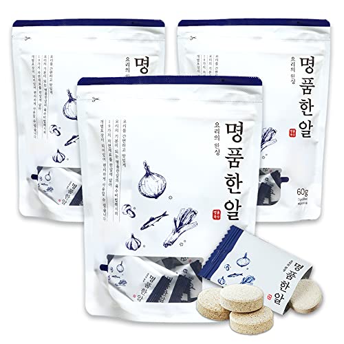 Jwellfood Completion of Cooking Masterpiece Anchovy Broth Stock 20 Tablets (Pack of 3)