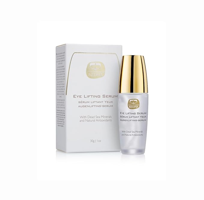 Kedma Lifting Serum – Anti-Aging Face Serum with Dead Sea Minerals, Aloe Vera & Chamomile – Targets Puffiness, Sagging & Fine Lines - 1 oz