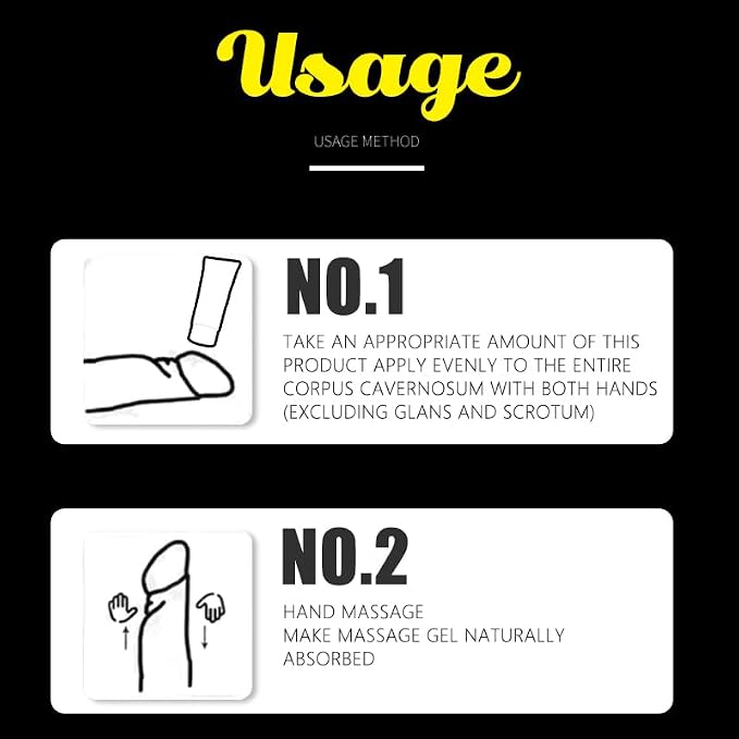 Men's Massage Cream, Sexual Enhancement Erection Cream, Penis Energy Massage Essential Oil, Men Massage Oil for Sex, Penis Becomes Longer Thicker,for Care Delay Performance Boost Strength
