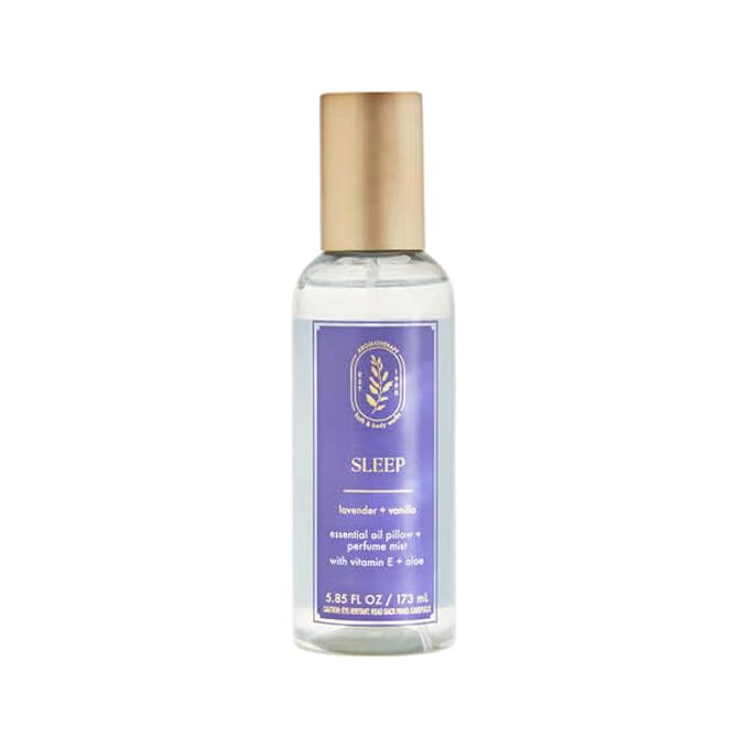 Bath and Body Works Lavender Vanilla Aromatherapy Pillow Mist 5.3 Fl Oz (Lavender Vanilla)