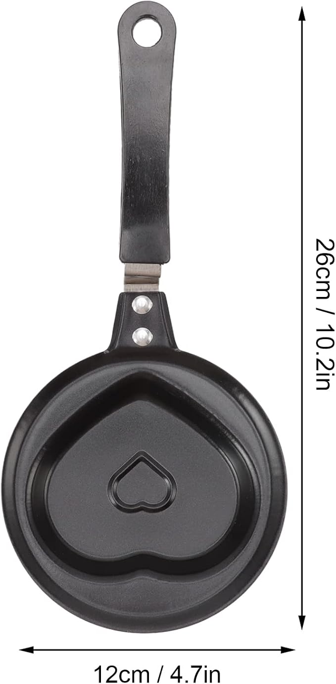 Topyond Mini Nonstick Egg Frying Pan Place Pan Innovative Korean Breakfast | Mini Nonstick Egg Frying Pan Place Pan Innovative Korean Breakfast Pot DIY Mini Egg Pan Breakfast Single Omelette Pan